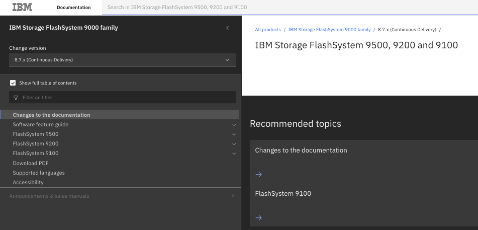 Documentation Changes & Useful Links